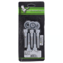 GW, rear belt pulley mount kit, allen chrome